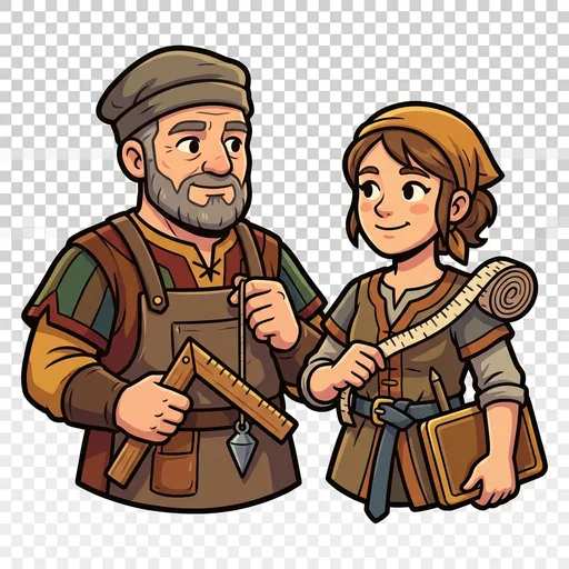 Master Hypotenuse and Apprentice Sides portrait